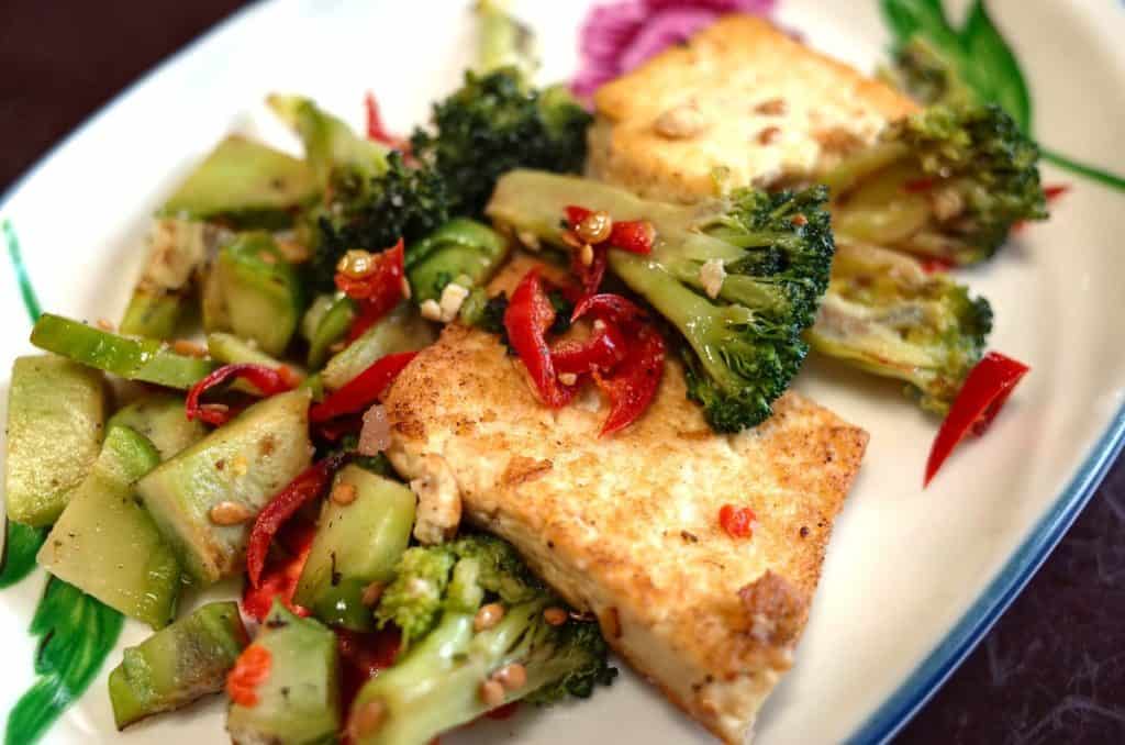 Vegetarian Tofu Meal Idea