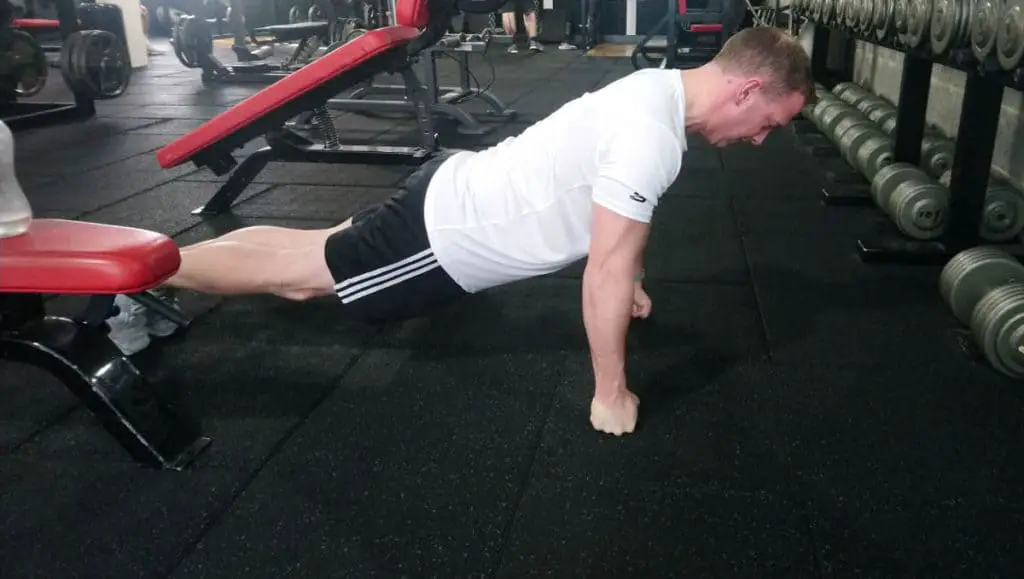 Front Knuckle Push-ups