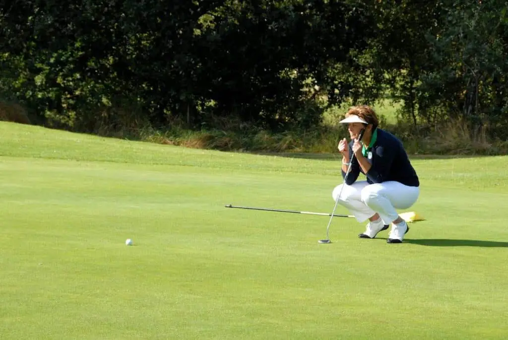 lady playing Golf