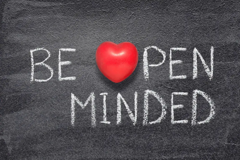 Be Open-minded